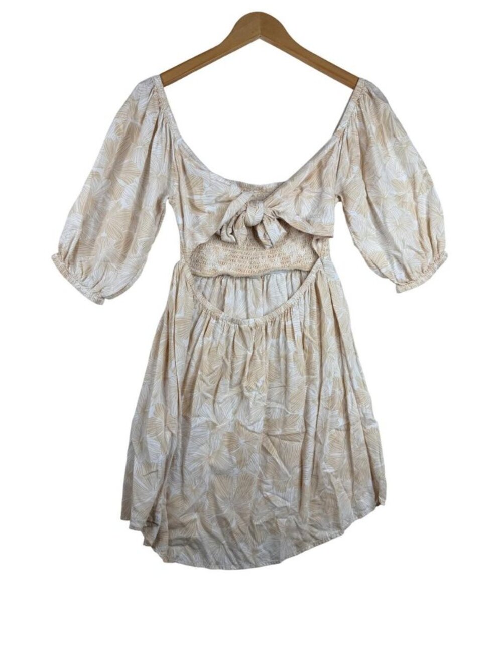 Open Back Mini Dress